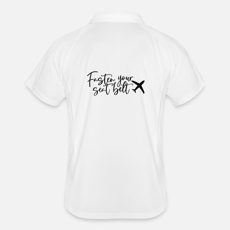 Fasten Your Belt Männer Polo atmungsaktiv