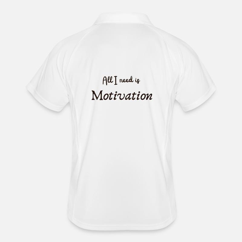 Sigura Design Motivation Typografie Zitat Männer Polo atmungsaktiv
