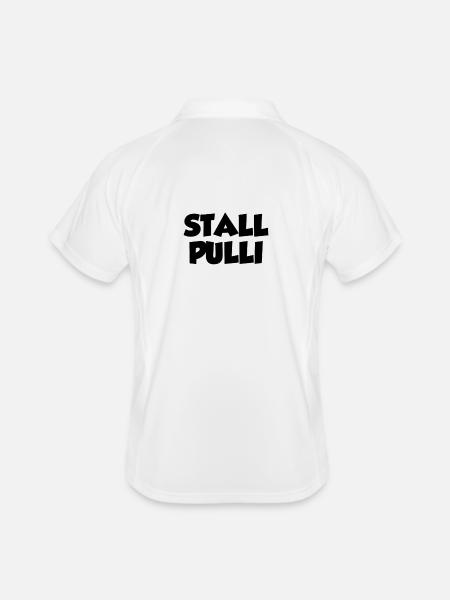 Stable sweater - Men's Polo breathable - white/navy - Back