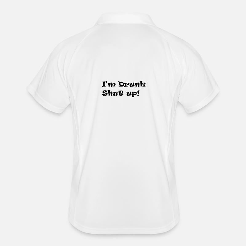 I'm drunk Men's Polo breathable
