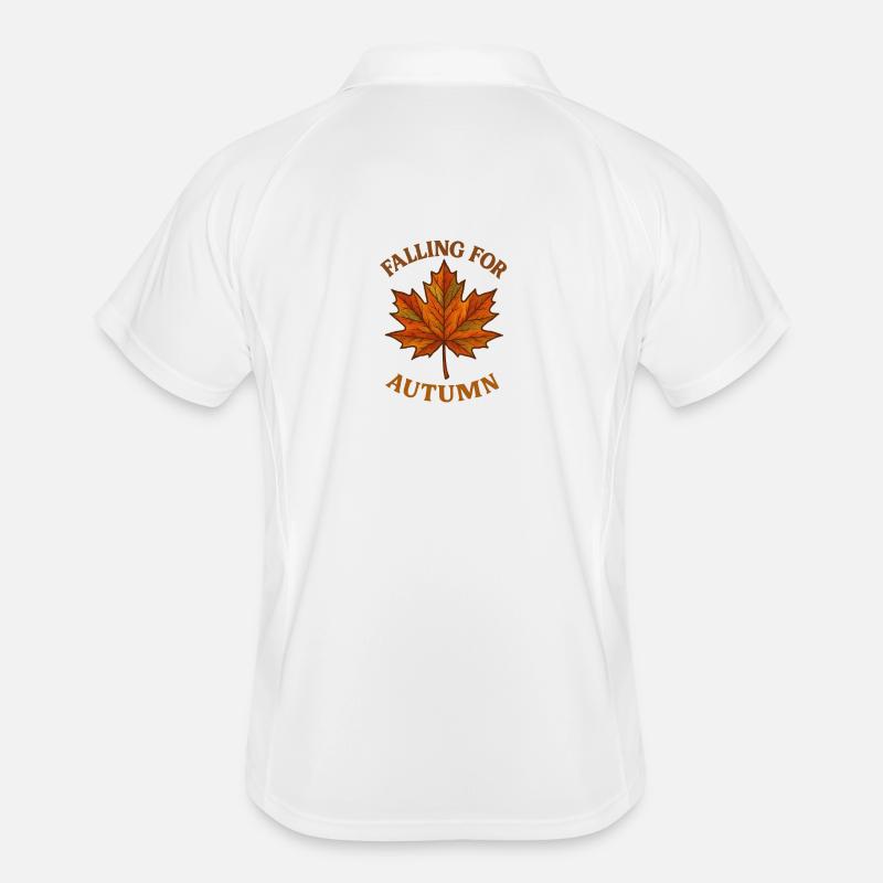 Falling for Autumn Männer Polo atmungsaktiv
