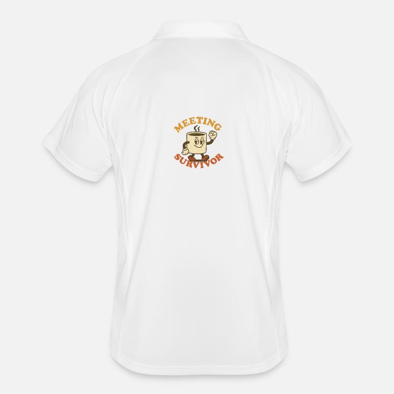 Treffen mit Überlebenden Männer Polo atmungsaktiv