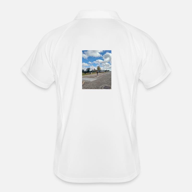 Classic Aviation on Display - Men's Polo breathable - white/navy