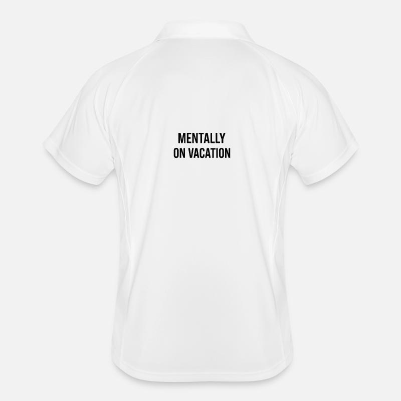 Mental am Strand Männer Polo atmungsaktiv