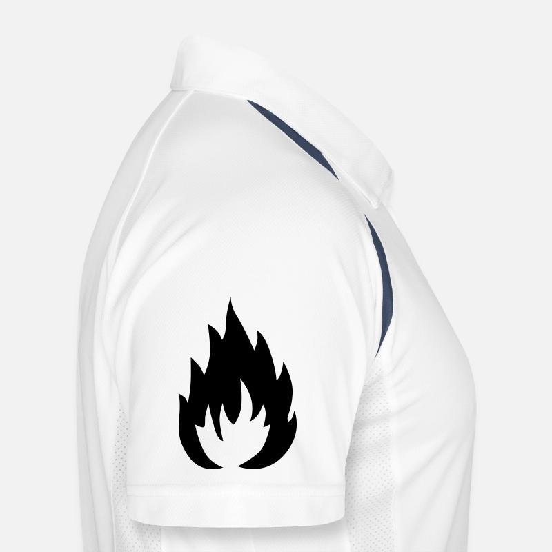 Flamme Männer Polo atmungsaktiv