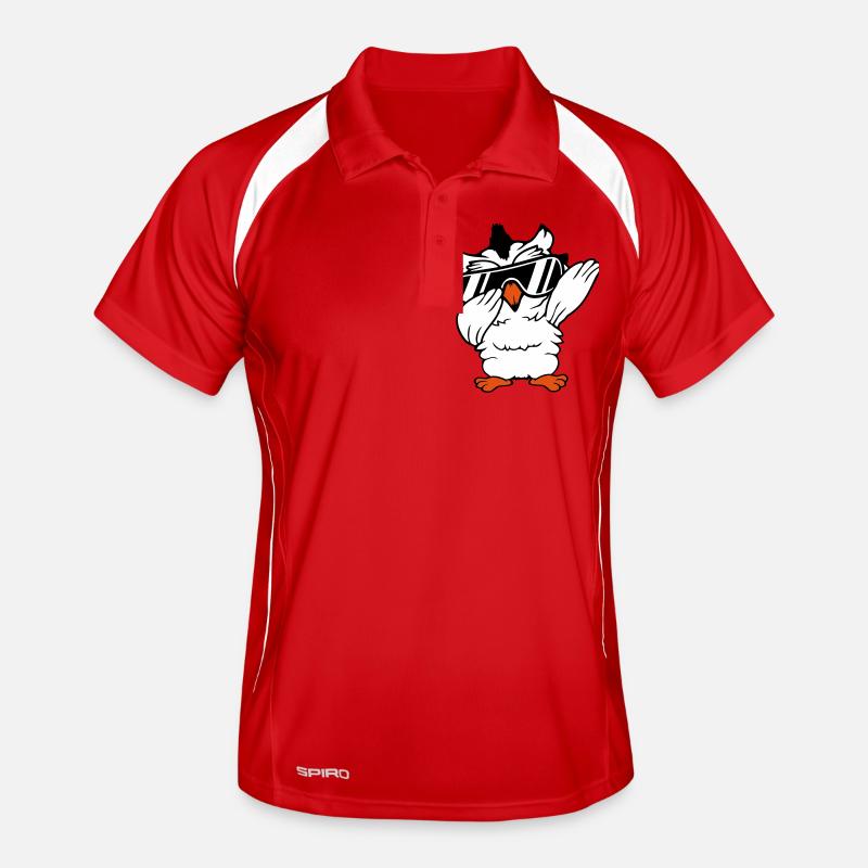 hibou dabbing dab danse pose geste lunettes de soleil mignon Polo respirant Homme
