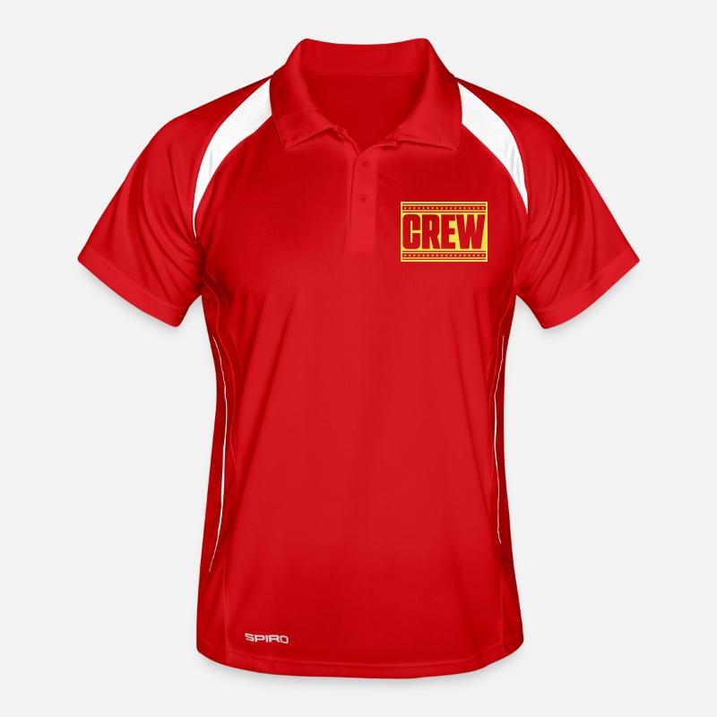 crew strich sterne Männer Polo atmungsaktiv