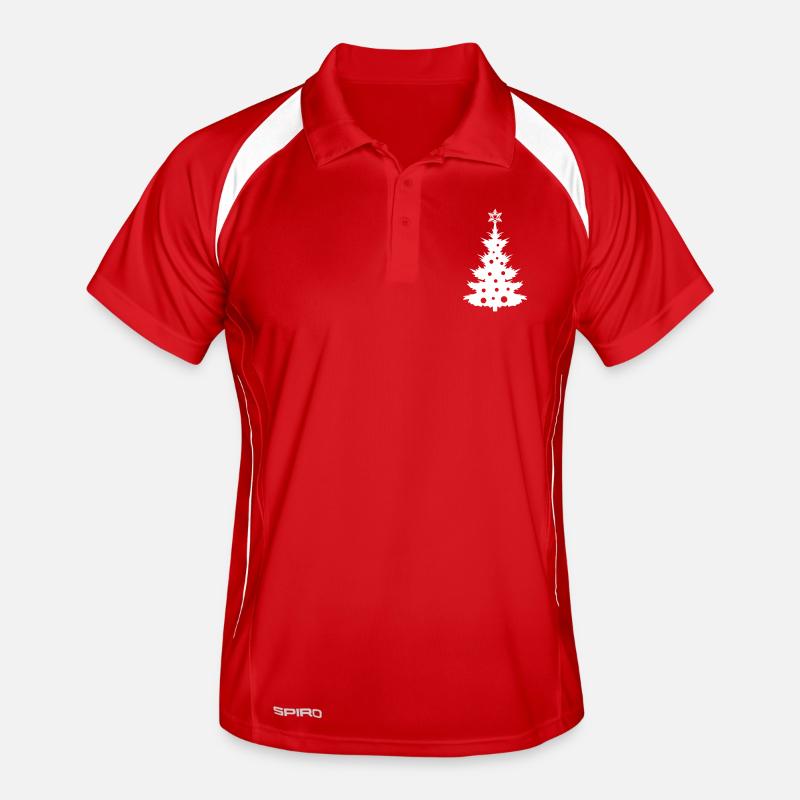 Christmas tree Men's Polo breathable