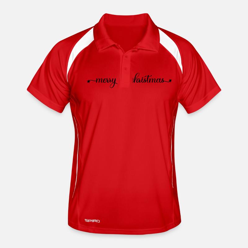 Joyeux Noël Polo respirant Homme