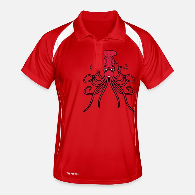 Octopus, octopus, octopus, cephalopod, evil eye Men's Polo breathable