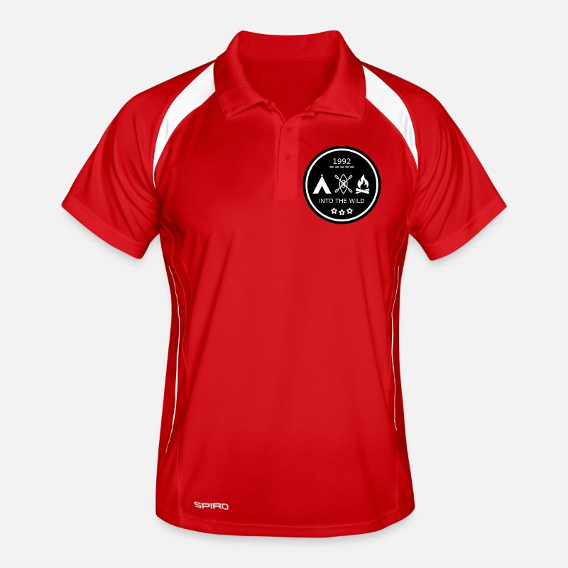 Dans le design des badges Wild Polo respirant Homme
