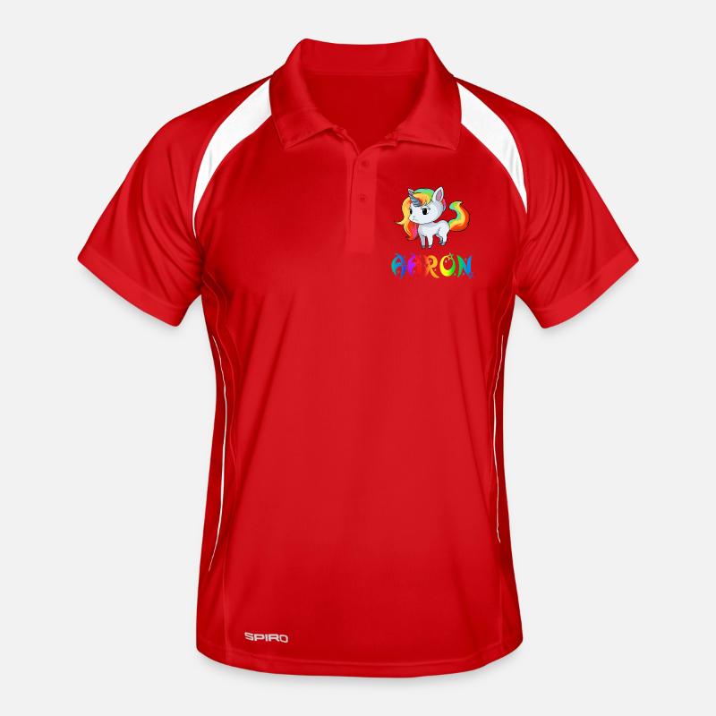 Aaron unicorn Men's Polo breathable