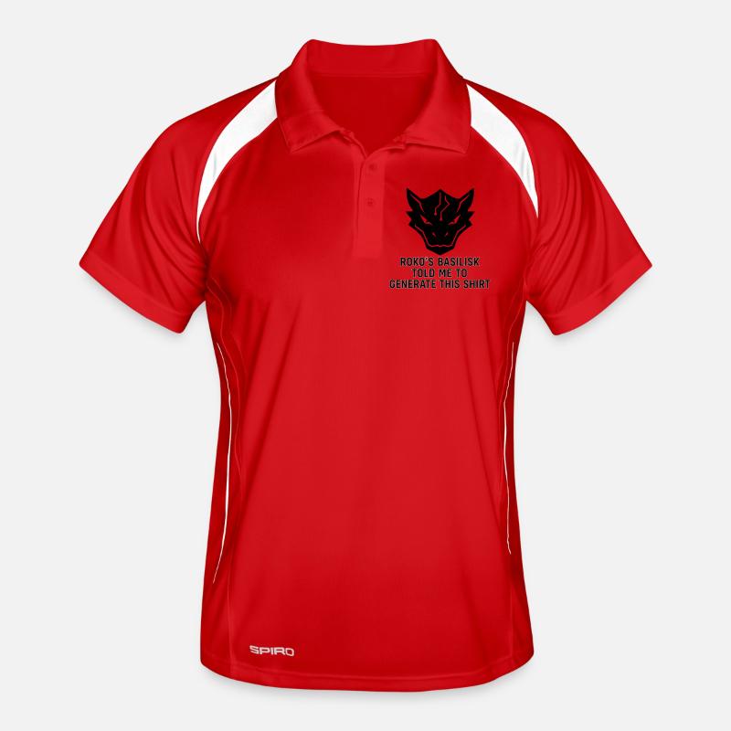 Generated by the Basilisk Men's Polo breathable