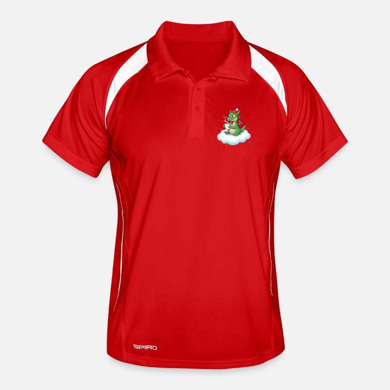 Souffleurs de feu sur les nuages Polo respirant Homme