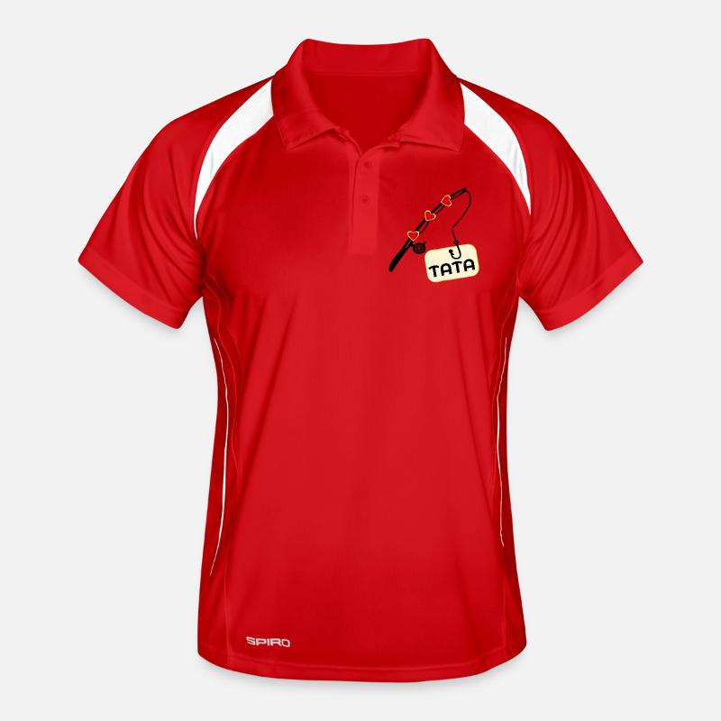 Pêcheur à canne à pêche Papa Polo respirant Homme
