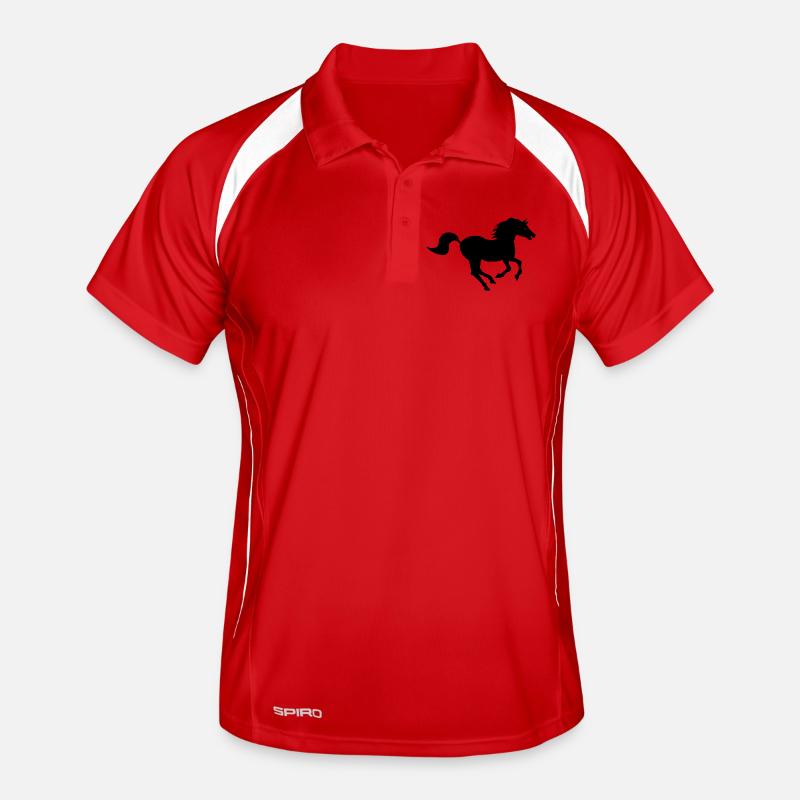 Cheval Noir création de Louis RUNEMBERG Adagp  Polo respirant Homme