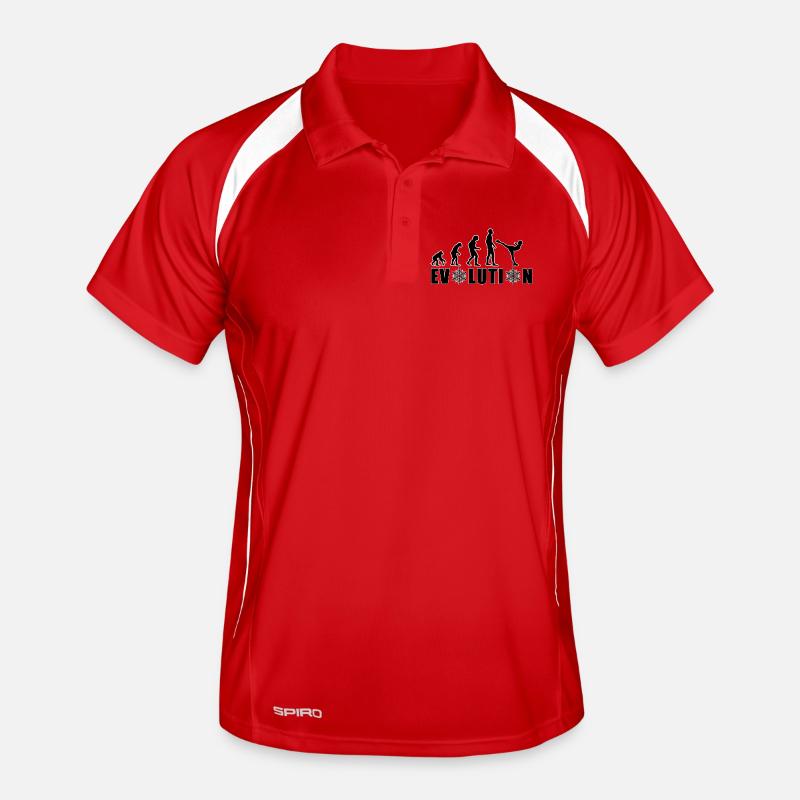 EVOLUTION FIGURE SKATING WINTER SNOW Men's Polo breathable