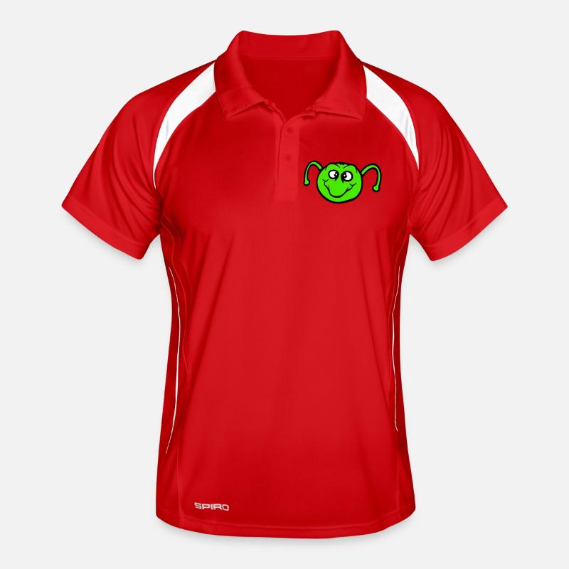Chenille douce douce petits sourires amicale heureuse Polo respirant Homme