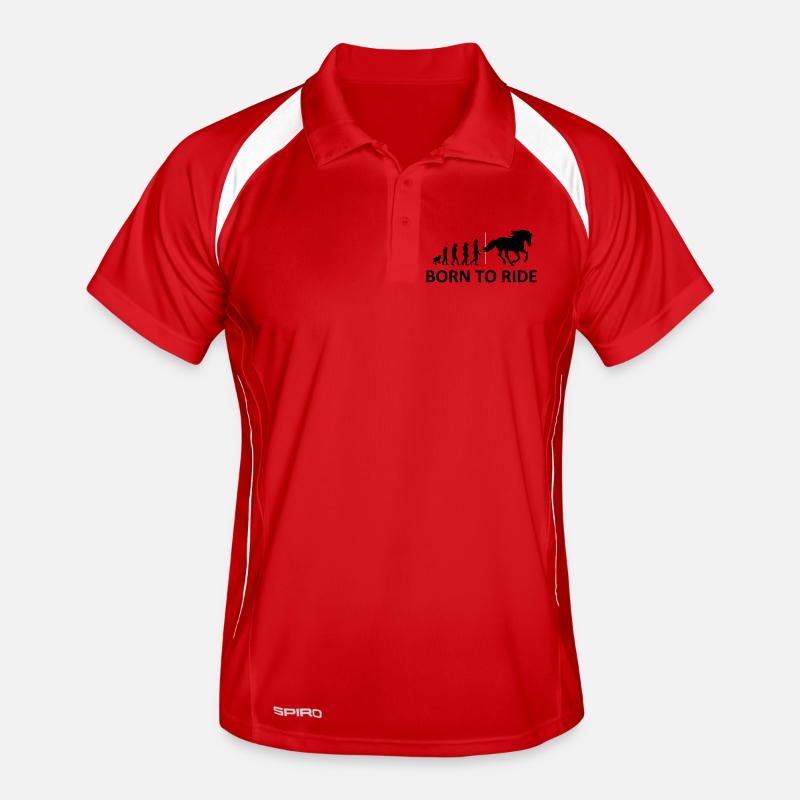 Né pour monter à cheval Polo respirant Homme