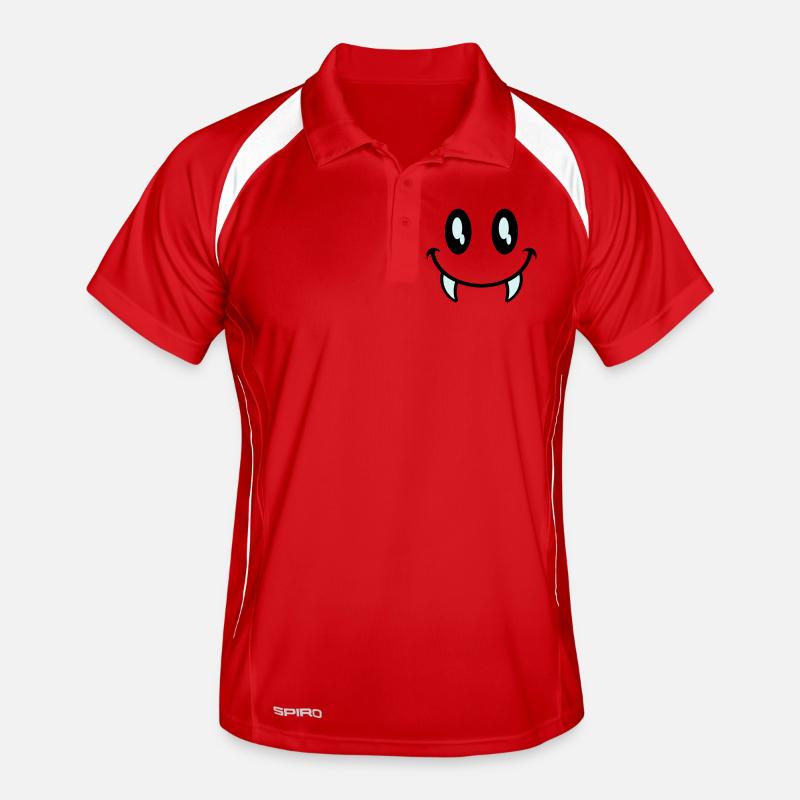 kleines monster smiley Männer Polo atmungsaktiv