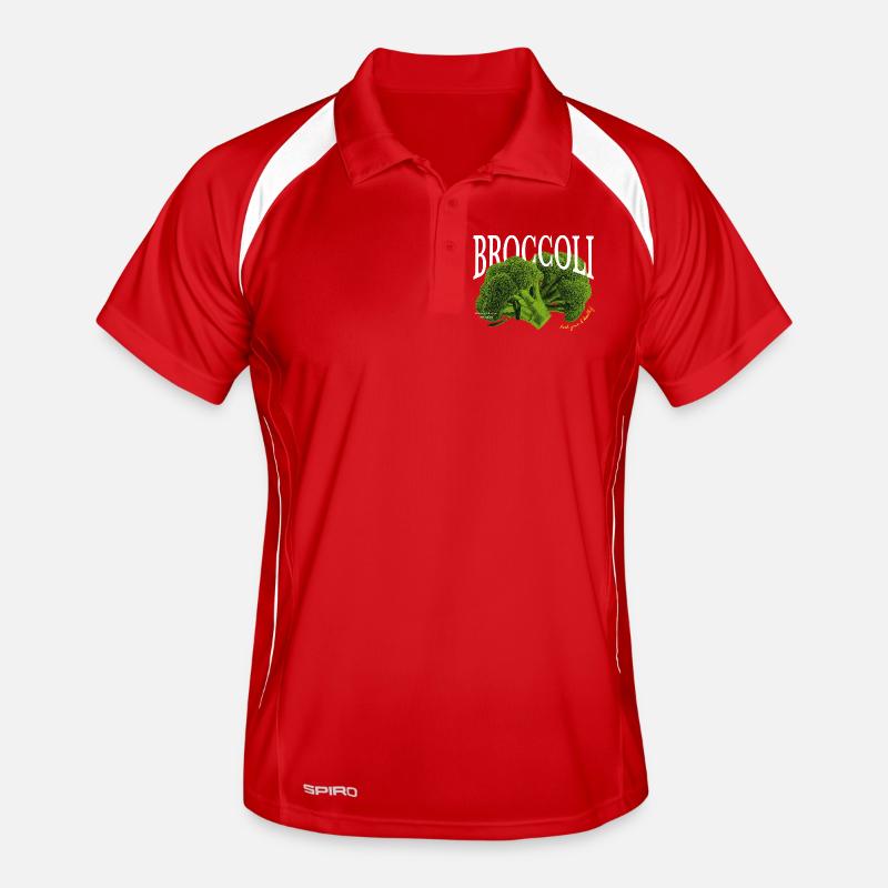 Broccoli – Ästhetisches Gemüse-Design Männer Polo atmungsaktiv