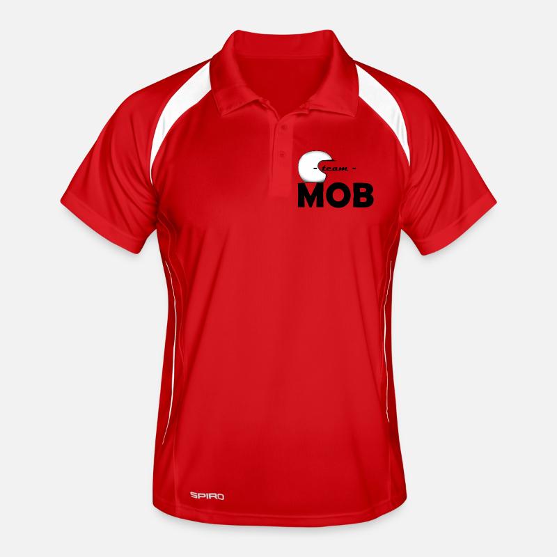 Team Mob Männer Polo atmungsaktiv