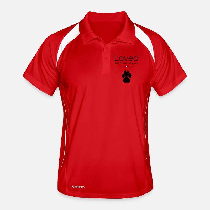 Der Hund liebte ihn Männer Polo atmungsaktiv