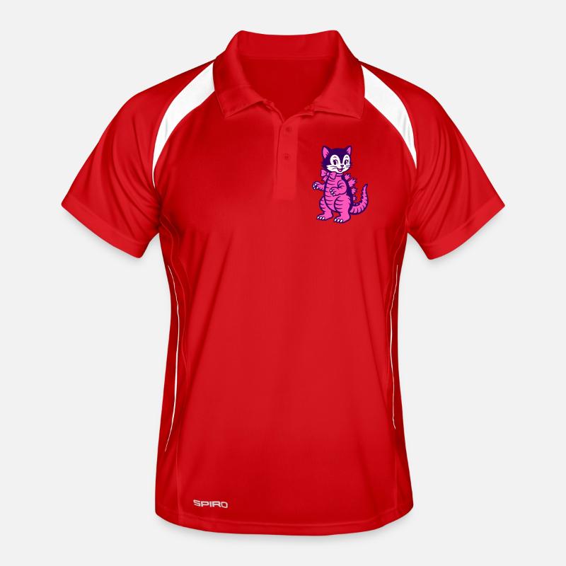 Monster Cat Men's Polo breathable