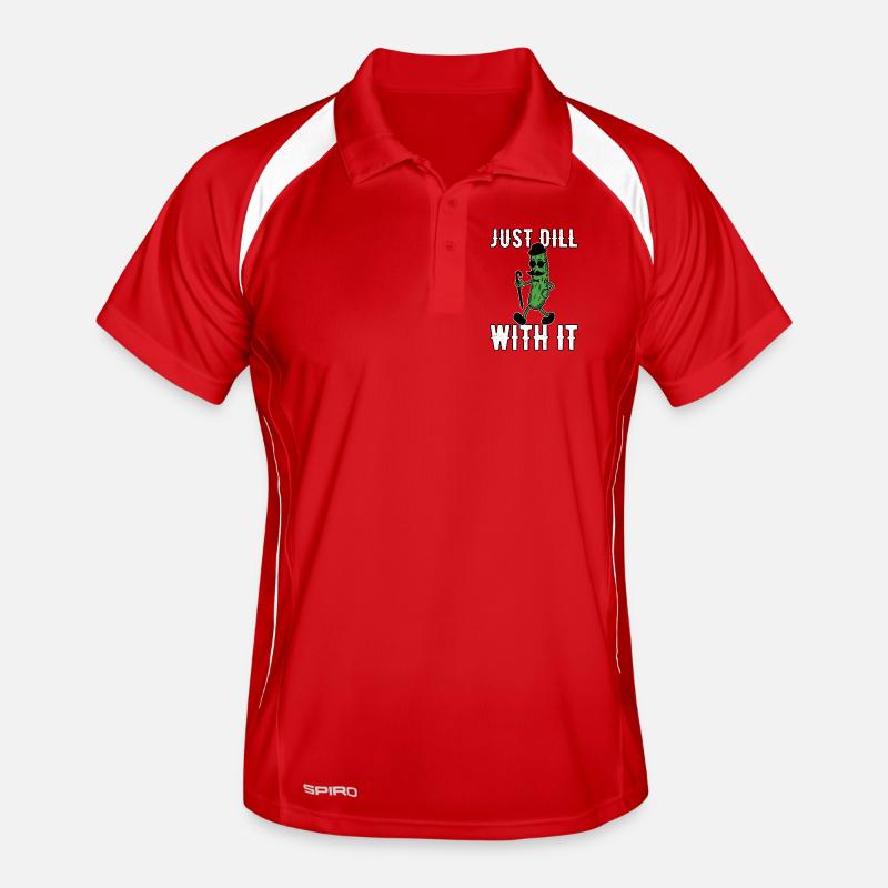 Amusez-vous simplement avec la moustache rétro rétro de concombre Polo respirant Homme