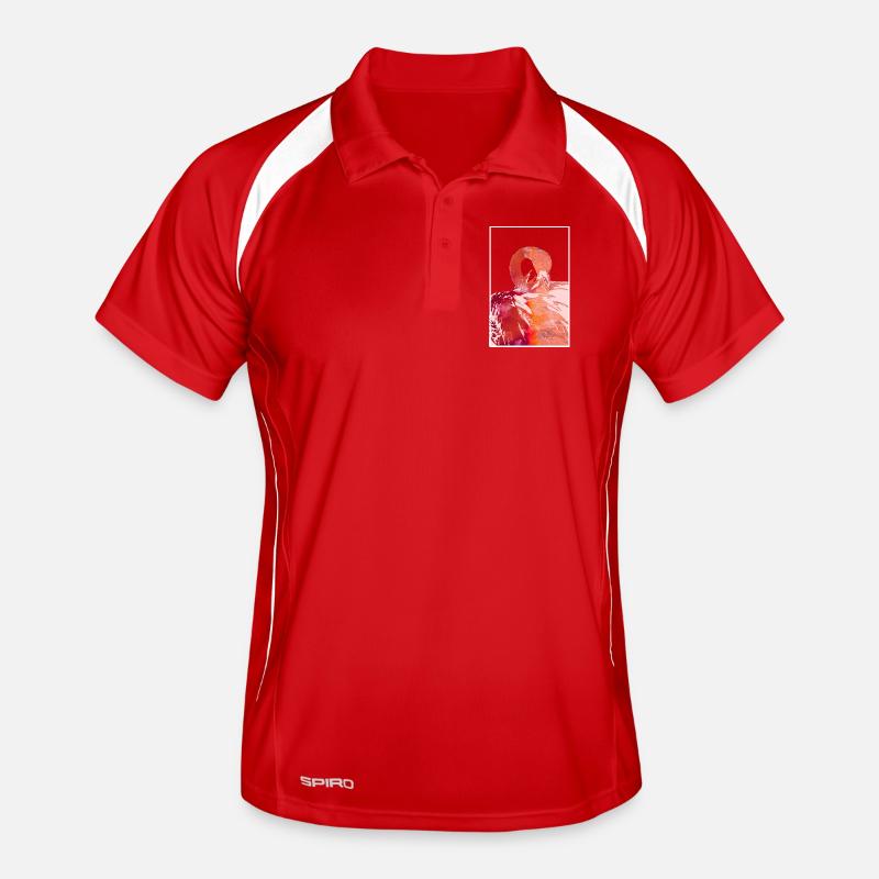 Flamingos Männer Polo atmungsaktiv