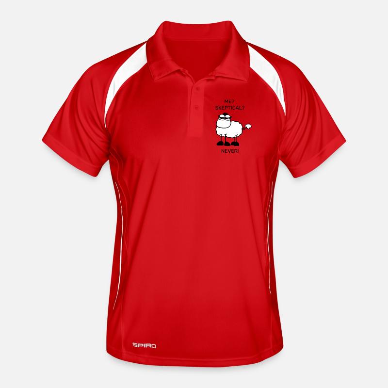 Skeptical sheep Men's Polo breathable