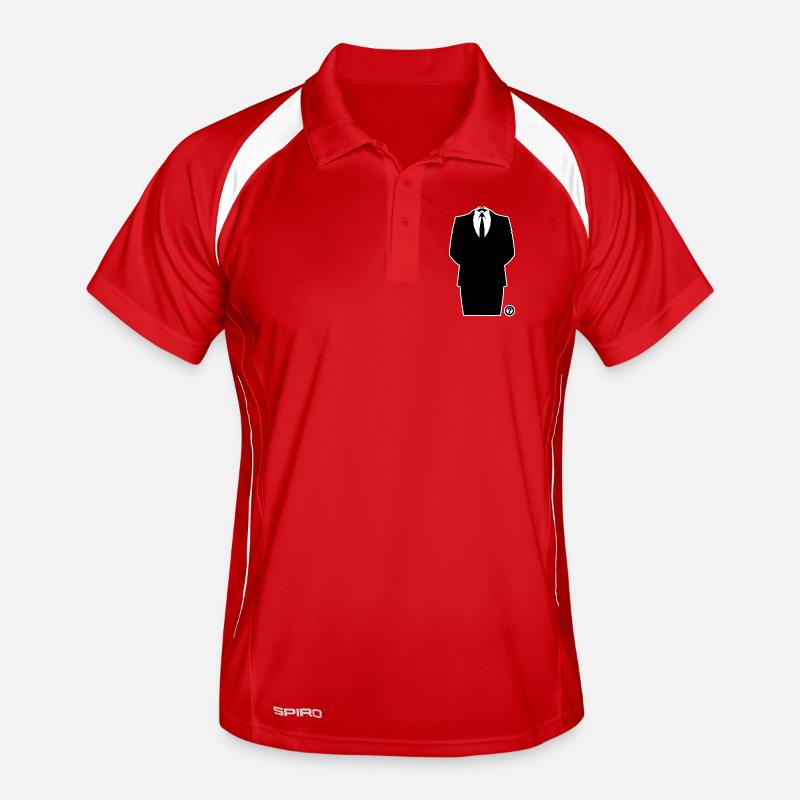 Anon Suit – Anonymous Hacker Collective Statement Men's Polo breathable