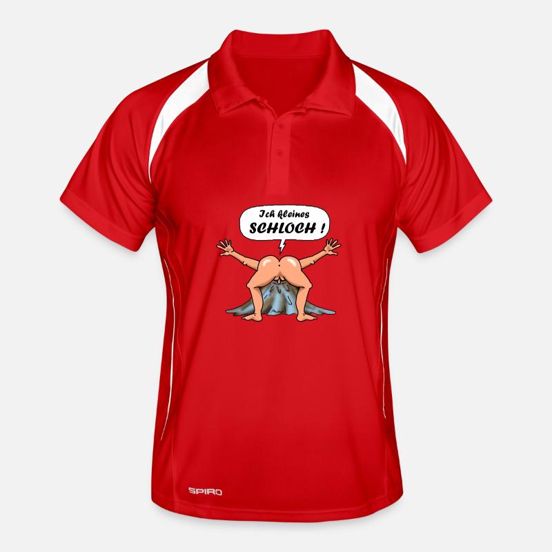 Das kleine Arschloch - Design Männer Polo atmungsaktiv