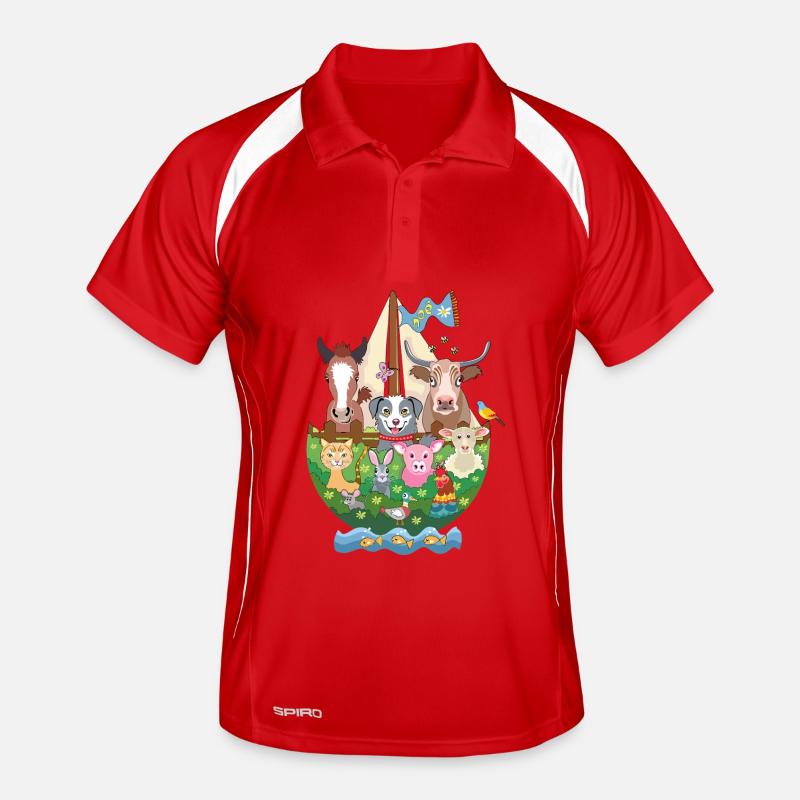 Noah's Ark Men's Polo breathable