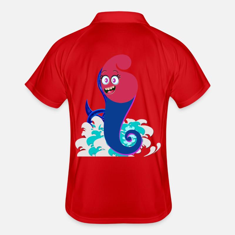 Surf-Spiral-Geist Männer Polo atmungsaktiv