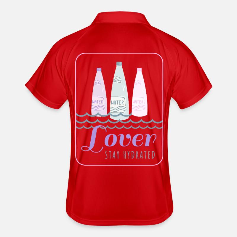 Restez hydraté Polo respirant Homme