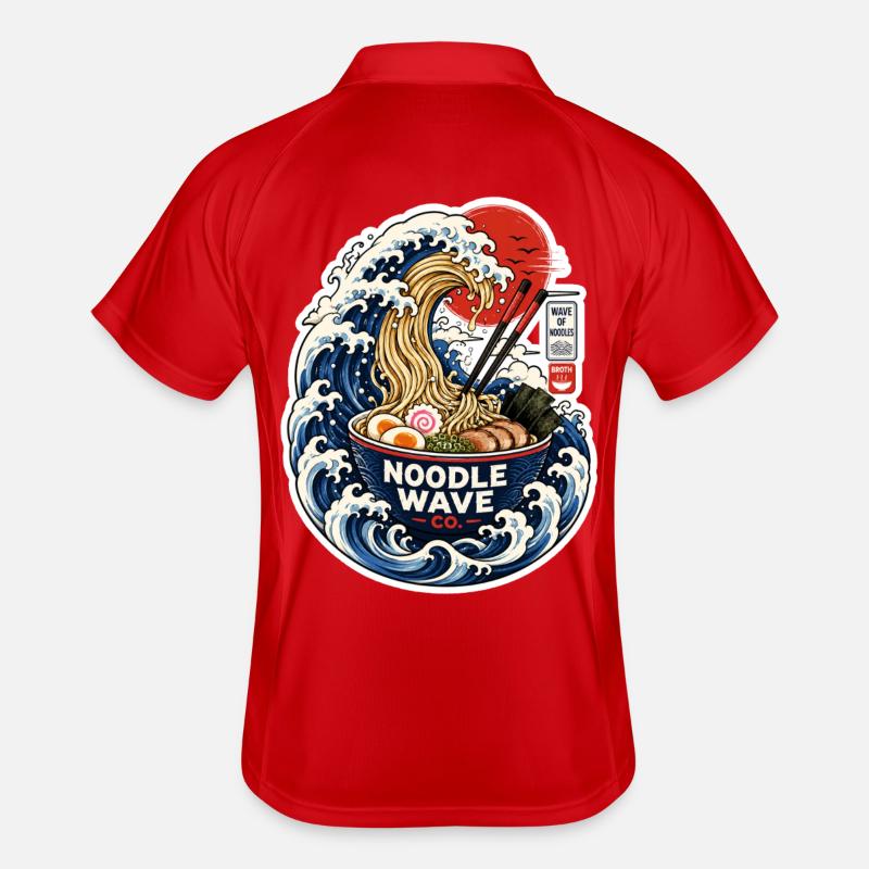 Noodle Wave Ramen Co. Polo respirant Homme