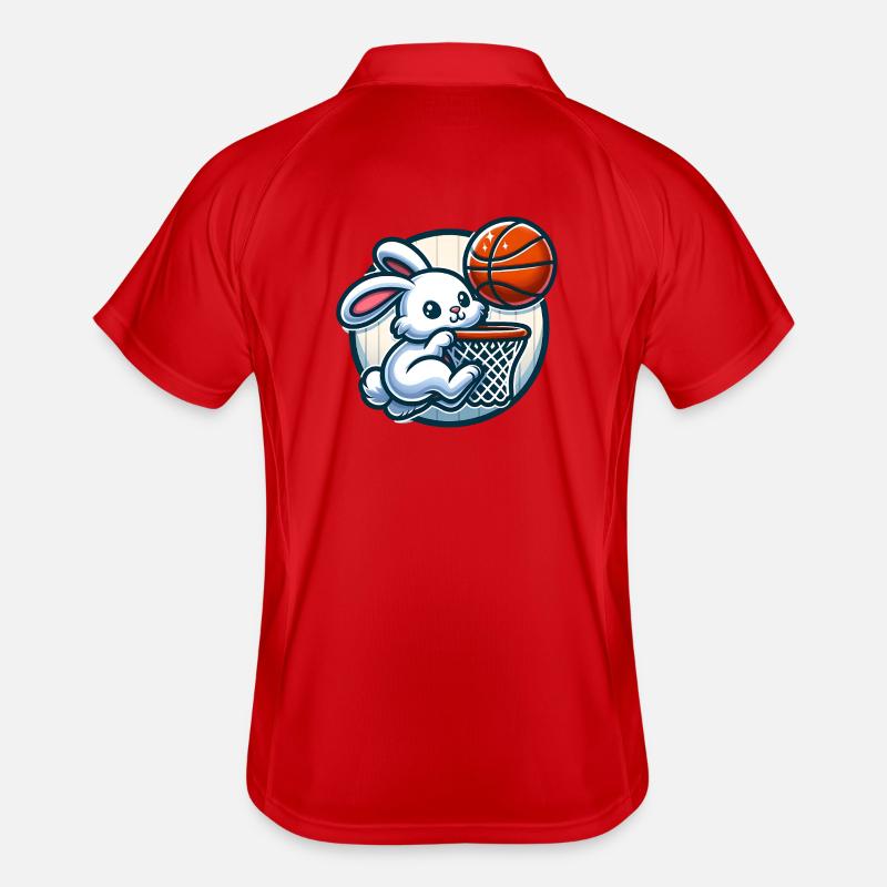 Mignon lapin chasseur de paniers Polo respirant Homme