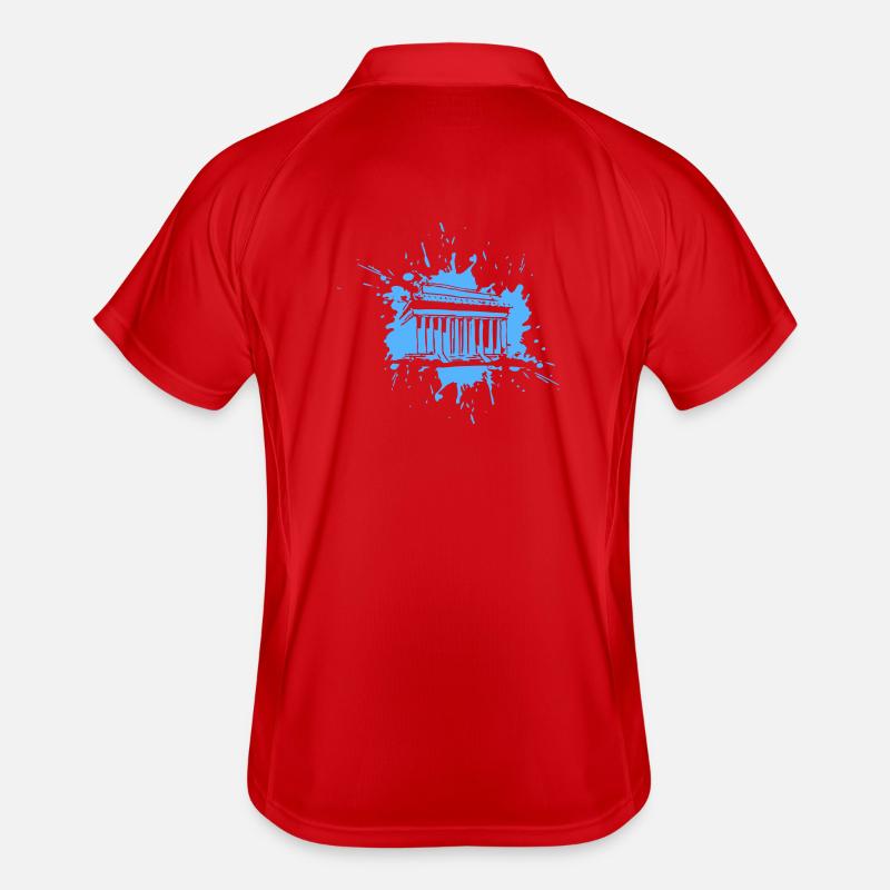 Acropolis in a Splash (Vectorgraphic) Men's Polo breathable