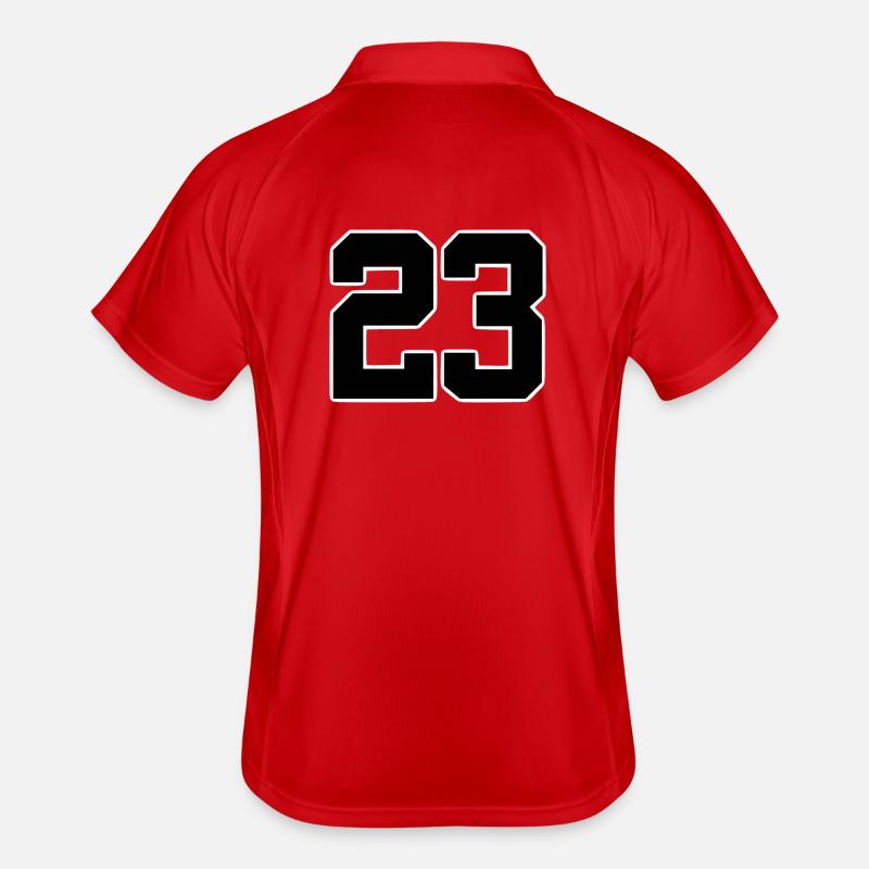Numéro 23 Design Athlétique Polo respirant Homme