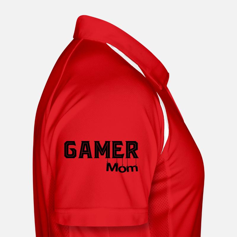 Gamer Mama Männer Polo atmungsaktiv