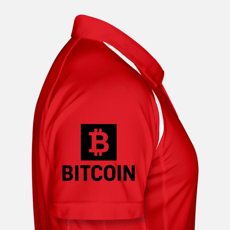 Bitcoin B Men's Polo breathable