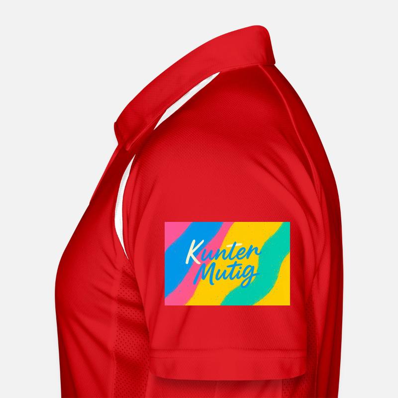 Kunter Explosion de couleurs courageuse Polo respirant Homme