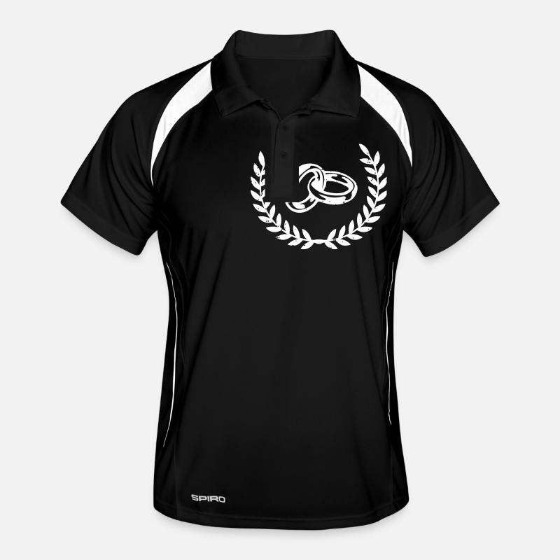 eheringe weiss Männer Polo atmungsaktiv