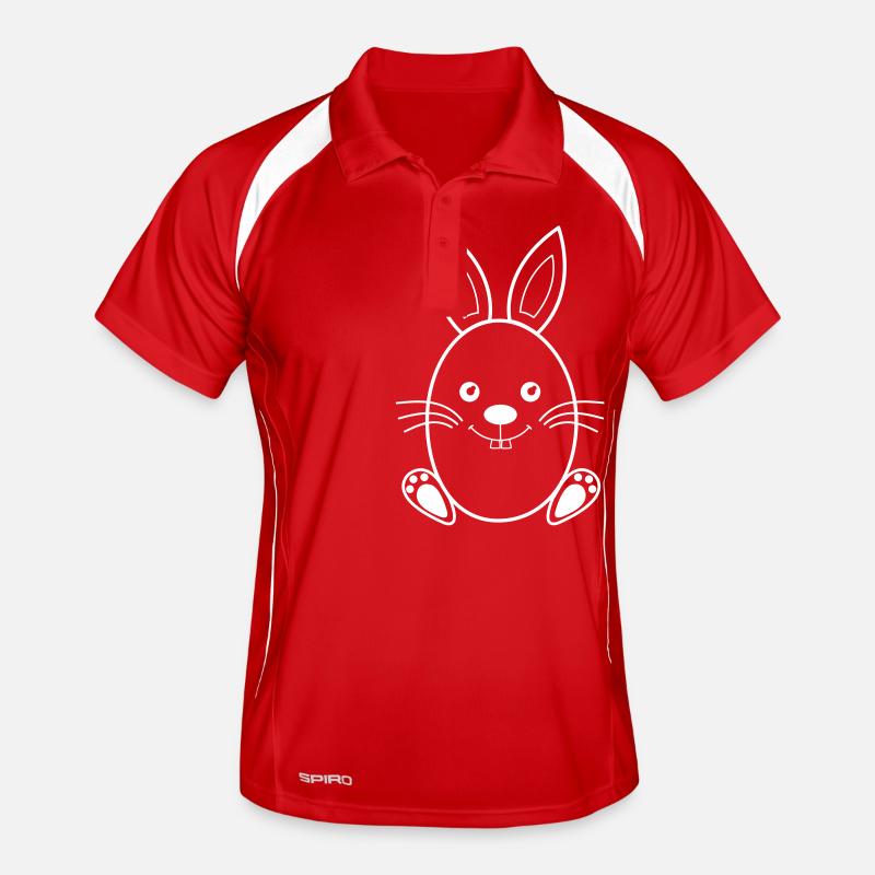 Lapin de Pâques Polo respirant Homme