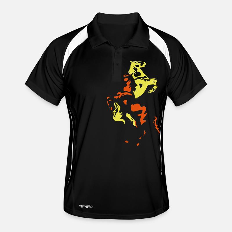 Stallion in two colors - Flex / Flock Men's Polo breathable