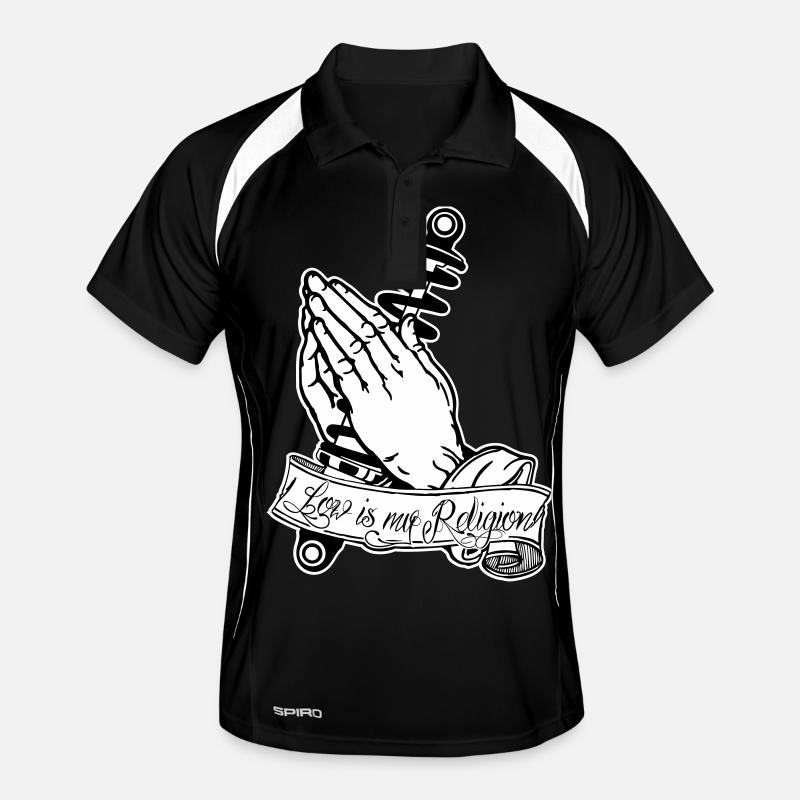 Praying Hands coilovers Männer Polo atmungsaktiv