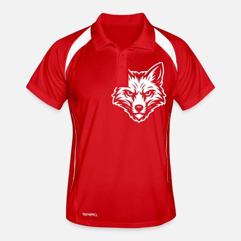 Portrait de renard Polo respirant Homme