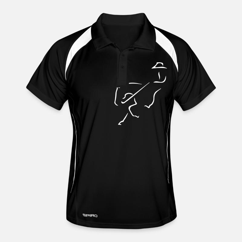 Sliding stop Men's Polo breathable