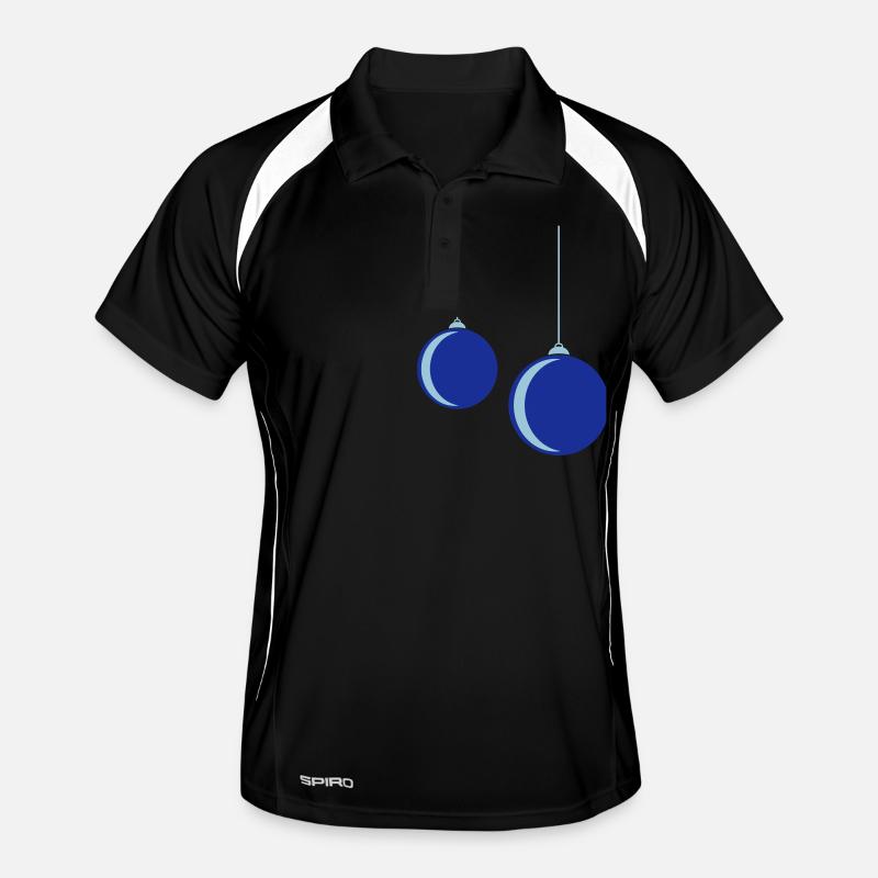 Weihnachtskugel Männer Polo atmungsaktiv